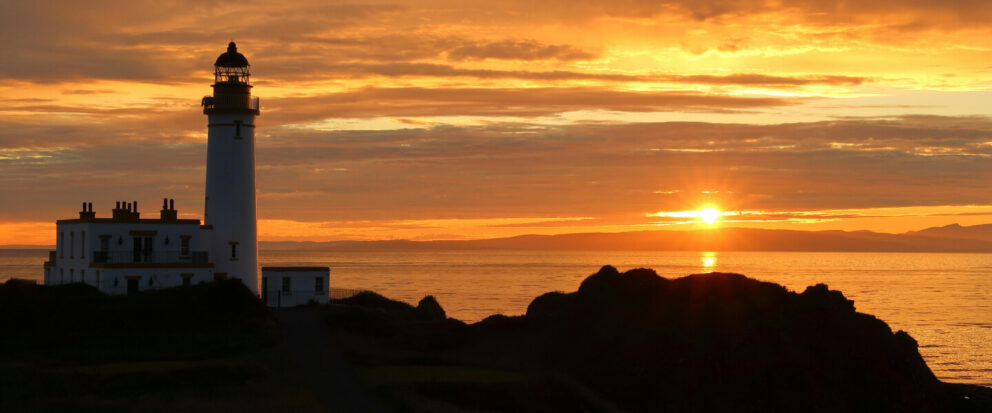 Lighthouse sunset