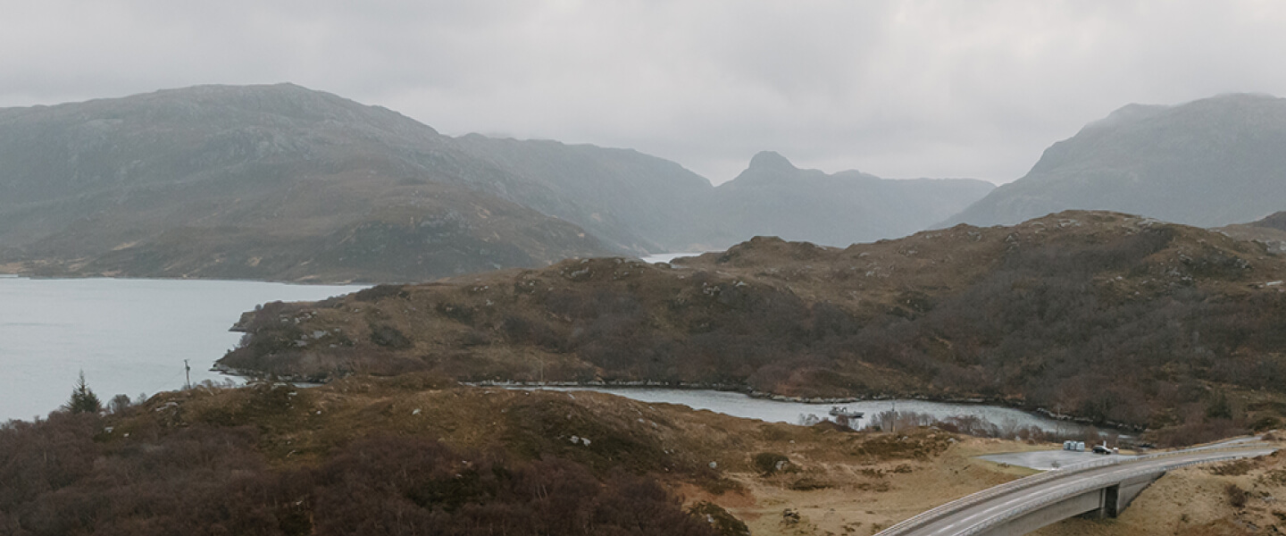 Misty hills