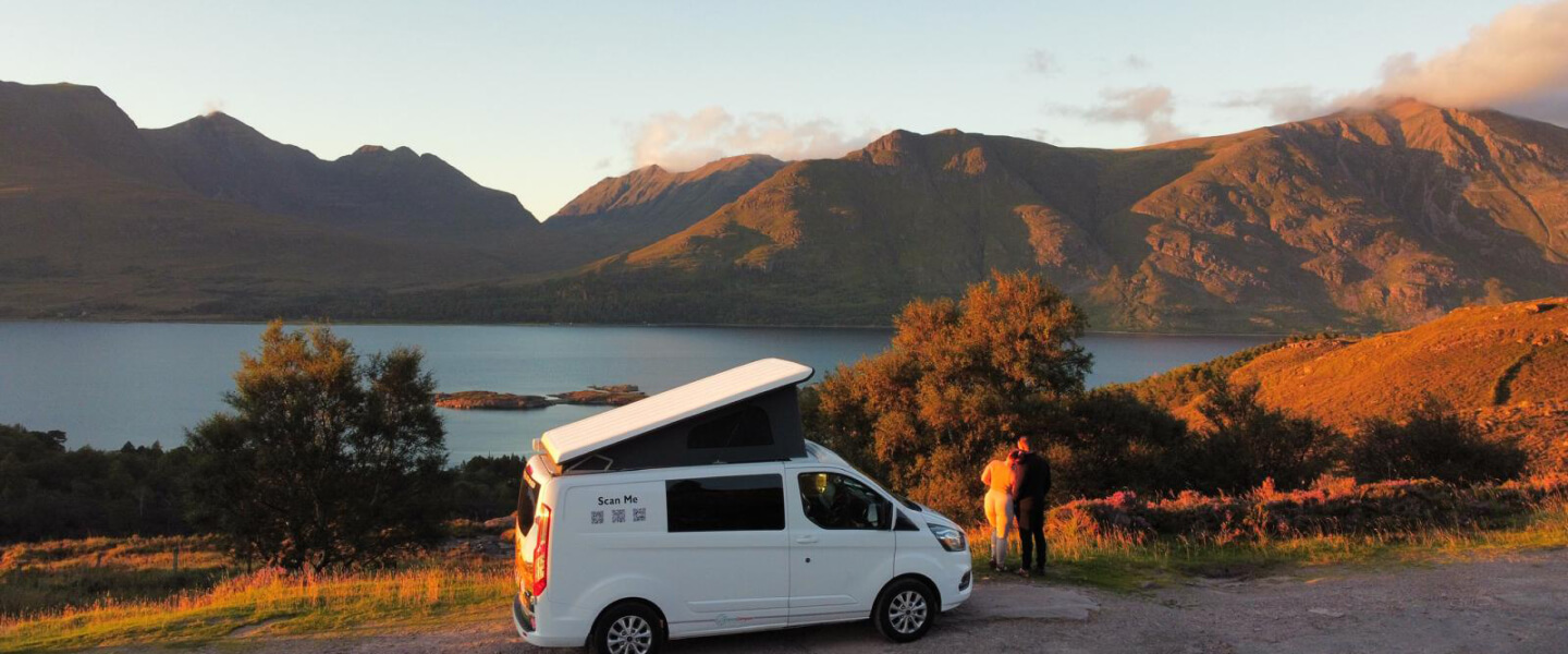 Van in the sun